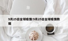 9月25日全球疫情：9月25日全球疫情数据