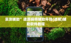 实测辅助”微乐捉鸡麻将小程序开挂神器下载安装”其实确实有挂