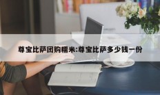 尊宝比萨团购糯米:尊宝比萨多少钱一份
