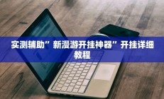 实测辅助”新漫游开挂神器”开挂详细教程