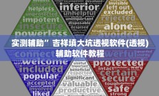 实测辅助”吉祥填大坑透视软件(透视)辅助软件教程