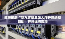 教程辅助“新九方拼三张大厅开挂透视辅助”开挂详细教程