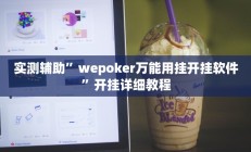 实测辅助”wepoker万能用挂开挂软件”开挂详细教程