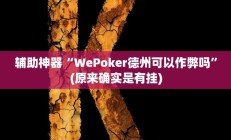 实测辅助”长城河北棋牌开挂怎么买(透视)辅助软件教程