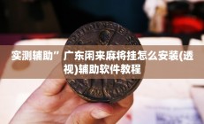 实测辅助”吉祥填大坑真的可以开挂吗”开挂详细教程