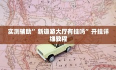 实测辅助”新道游大厅有挂吗”开挂详细教程