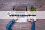 宝马团购青岛/青岛宝马车友会