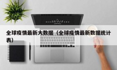 全球疫情最新大数据（全球疫情最新数据统计表）