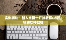 实测辅助”新人皇拼十开挂教程(透视)辅助软件教程