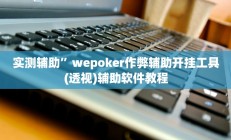 实测辅助”wepoker作弊辅助开挂工具(透视)辅助软件教程