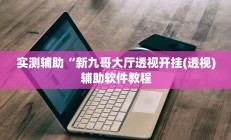 实测辅助“新九哥大厅透视开挂(透视)辅助软件教程