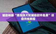 辅助神器“博乐填大坑辅助软件免费”详细开挂教程