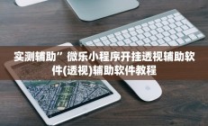 实测辅助”微乐小程序开挂透视辅助软件(透视)辅助软件教程