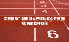 实测辅助”新道游大厅辅助怎么开挂(透视)辅助软件教程