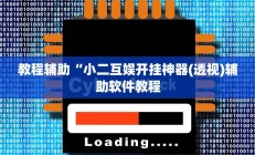 教程辅助“小二互娱开挂神器(透视)辅助软件教程