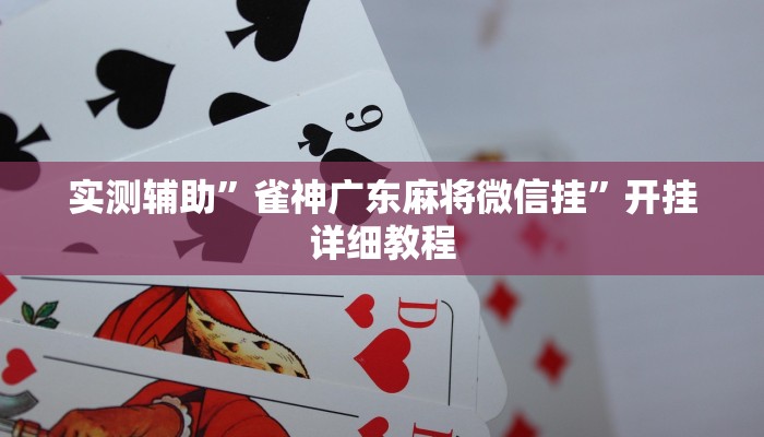 实测辅助”中至江西麻将通用挂(透视)辅助软件教程