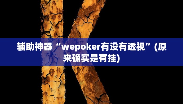 实测辅助”A6棋牌通用挂”开挂详细教程