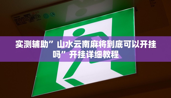 辅助神器“朱雀吴江三缺一到底是不是有挂”开挂详细教程