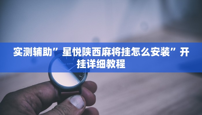 实测辅助”WePoKer透视软件挂”开挂详细教程