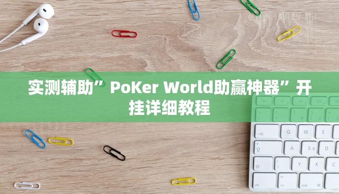 实测辅助”PoKer World助赢神器”开挂详细教程
