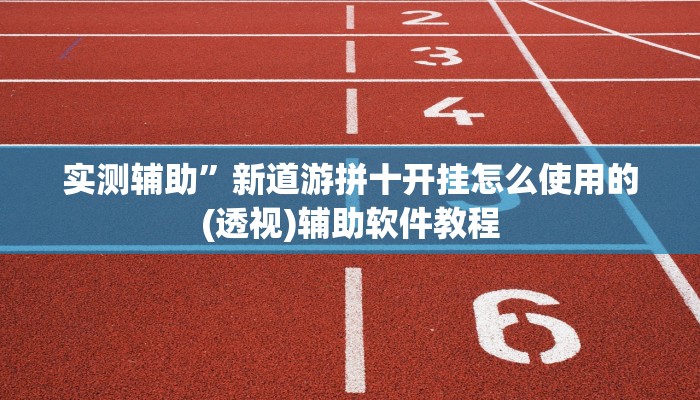 实测辅助”新道游拼十开挂怎么使用的(透视)辅助软件教程