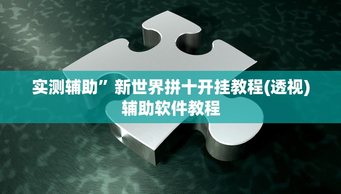 实测辅助”新世界拼十开挂教程(透视)辅助软件教程