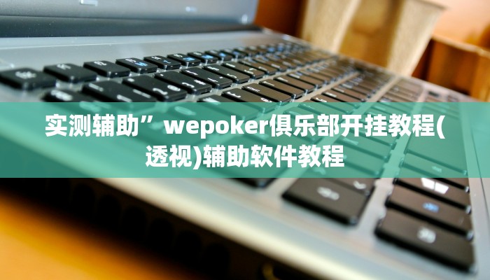 实测辅助”wepoker俱乐部开挂教程(透视)辅助软件教程