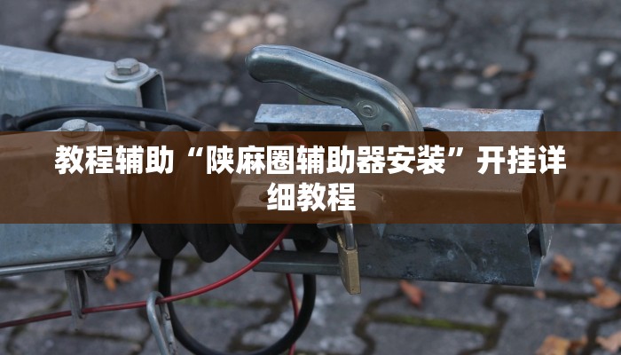 教程辅助“陕麻圈辅助器安装”开挂详细教程