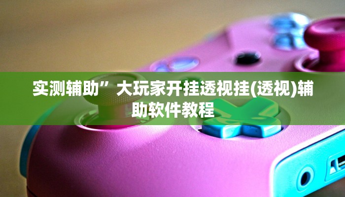 实测辅助”大玩家开挂透视挂(透视)辅助软件教程