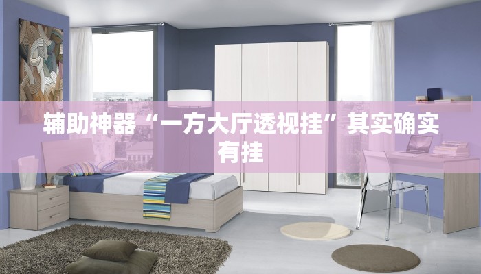 辅助神器“一方大厅透视挂”其实确实有挂