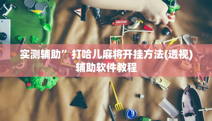 实测辅助”打哈儿麻将开挂方法(透视)辅助软件教程
