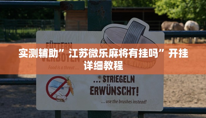 实测辅助”江苏微乐麻将有挂吗”开挂详细教程