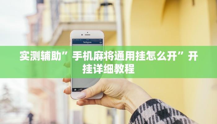 实测辅助”手机麻将通用挂怎么开”开挂详细教程