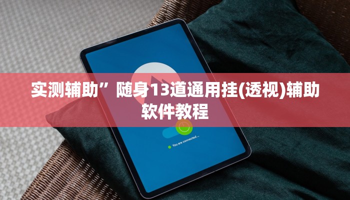 实测辅助”随身13道通用挂(透视)辅助软件教程